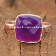 Beautiful Bezel 18k Gold Plated Gemstone Jewelry